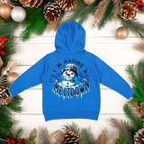 Having A Meltdown Christmas HTV Toddler Full Zip Hoodies