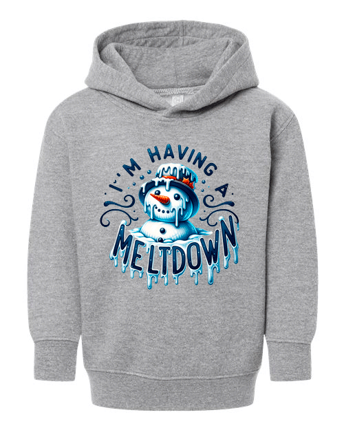 Having A Meltdown Christmas HTV Toddler Pullover Hoodies