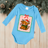 Highland Cow Label HTV Infant Long Sleeve Bodysuits