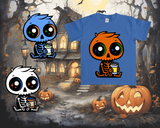Skeleboy Halloween HTV Graphic Toddler T-shirts