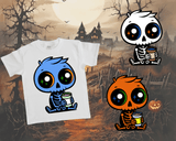 Skeleboy Halloween Toddler Sublimated Graphic T-shirts