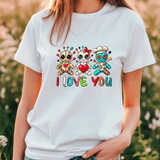 I Loved You Voodoo Halloween Sublimated Graphic Unisex T-shirts