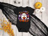Let's Go Ghoulsl Halloween HTV Infant Bodysuits