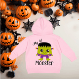 My Lil Monster Halloween HTV Infant Full Zip Hoodies