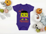 My Lil Monster Halloween HTV Infant Bodysuits