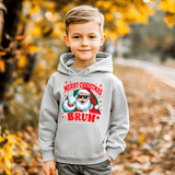 Merry Christmas Bruh HTV Toddler Pullover Hoodies