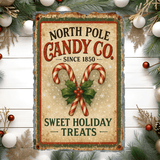 North Pole Candy Co. Christmas Sublimated Rectangle Slates