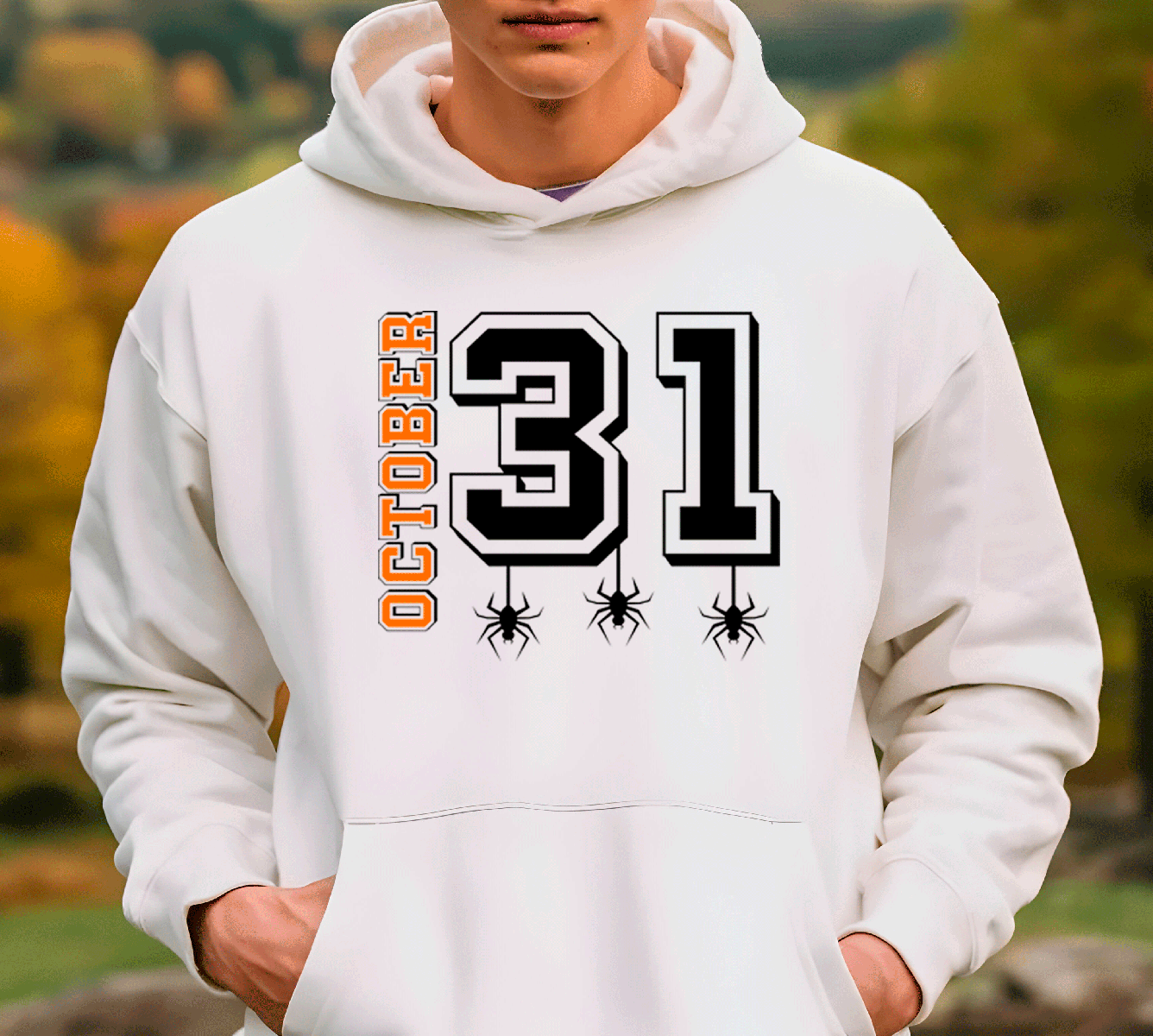 October 31 Halloween HTV Graphic Unisex Pullover Hoodies