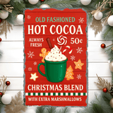 Hot Cocoa Old  Fashioned Christmas Sublimated Rectangle Slates