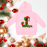 Personalized Elf Alpha Christmas HTV Infant Full Zip Hoodies