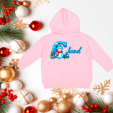 Personalized Frosty Alpha Christmas HTV Infant Full Zip Hoodies