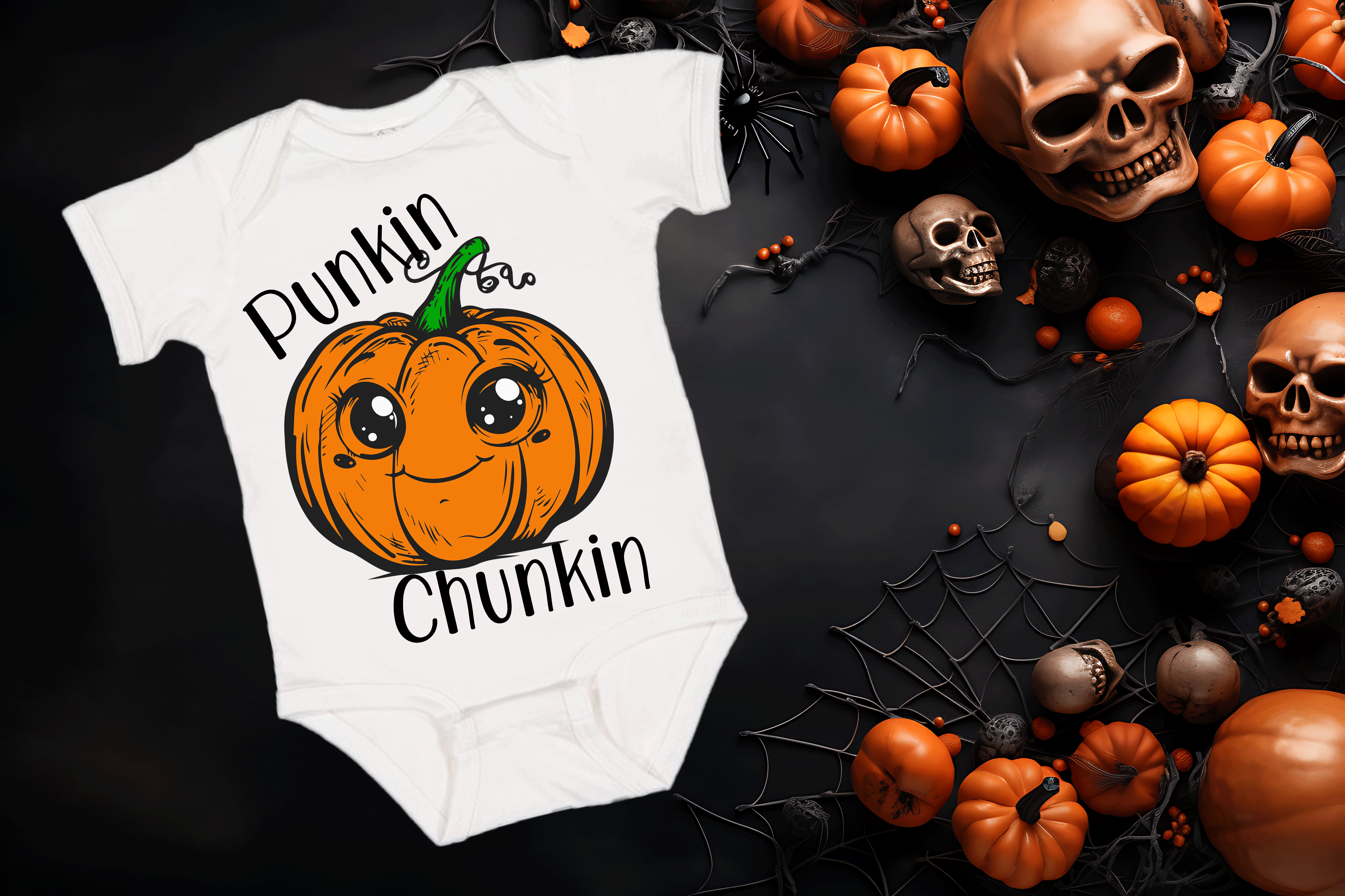 Punkin Chunkin Halloween Sublimated Infant Bodysuits