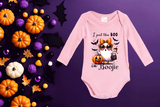 Put Boo In Boojie Halloween HTV Infant Long Sleeve Bodysuits