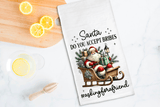 Does Santa Accept Bribes Christmas Sublimated Kitchen Towels