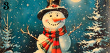 Antique Snowman Scenes Sublimated Coffee Mugs