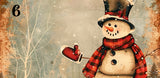Antique Snowman Scenes Sublimated Coffee Mugs