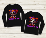 Thinking Of You Voodoo Halloween HTV Graphic Unisex Youth Long Sleeve T-shirts