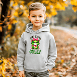 This Is My Jolly Cat Christmas HTV Graphic Toddler Pullover Hoodies