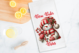 Warm Winter Wishes Christmas Sublimated Kitchen Towels