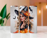 Wicked Halloween Sublimated Skinny Tumblers