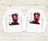 Witch Please Halloween Sublimated Graphic Youth Long Sleeve T-shirts
