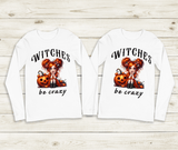 Witching Hour Halloween Sublimated Graphic Youth Long Sleeve T-shirts