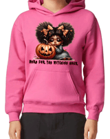 Witching Hour Halloween HTV Graphic Youth Pullover Hoodies