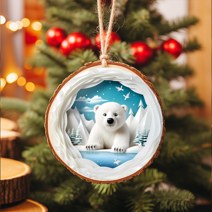 Baby It's Cold Outside Christmas Ornament Set image 1