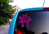 Girl Power Vinyl Sticker image 1