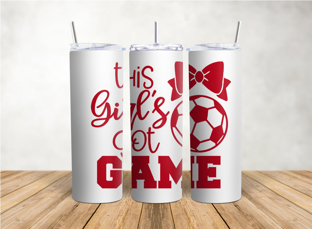 This Girl's Got Game Vinyl Sticker image 2