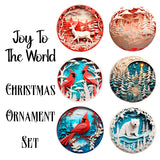 Joy To The World Christmas Ornament Set image 0